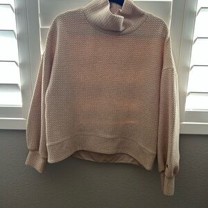 CALIA by Carrie Underwood Beige Turtleneck Sweater